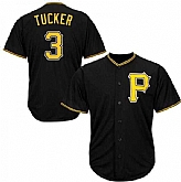 Pirates 3 Cole Tucker Black Cool Base Jersey Dzhi,baseball caps,new era cap wholesale,wholesale hats